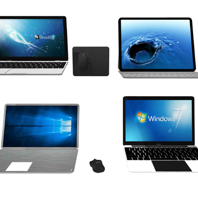  现代笔记本电脑su模型 