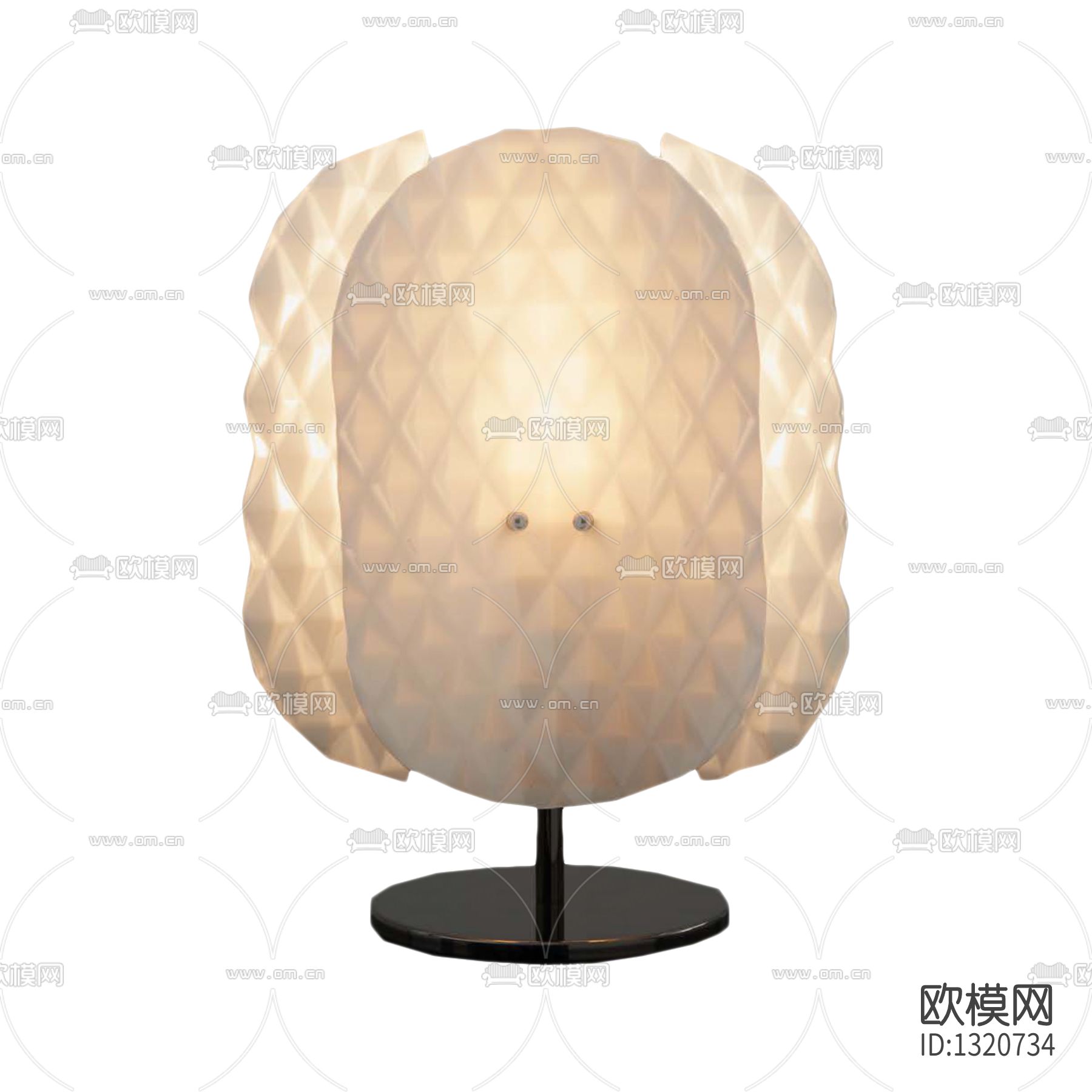 现代轻奢金属台灯下载