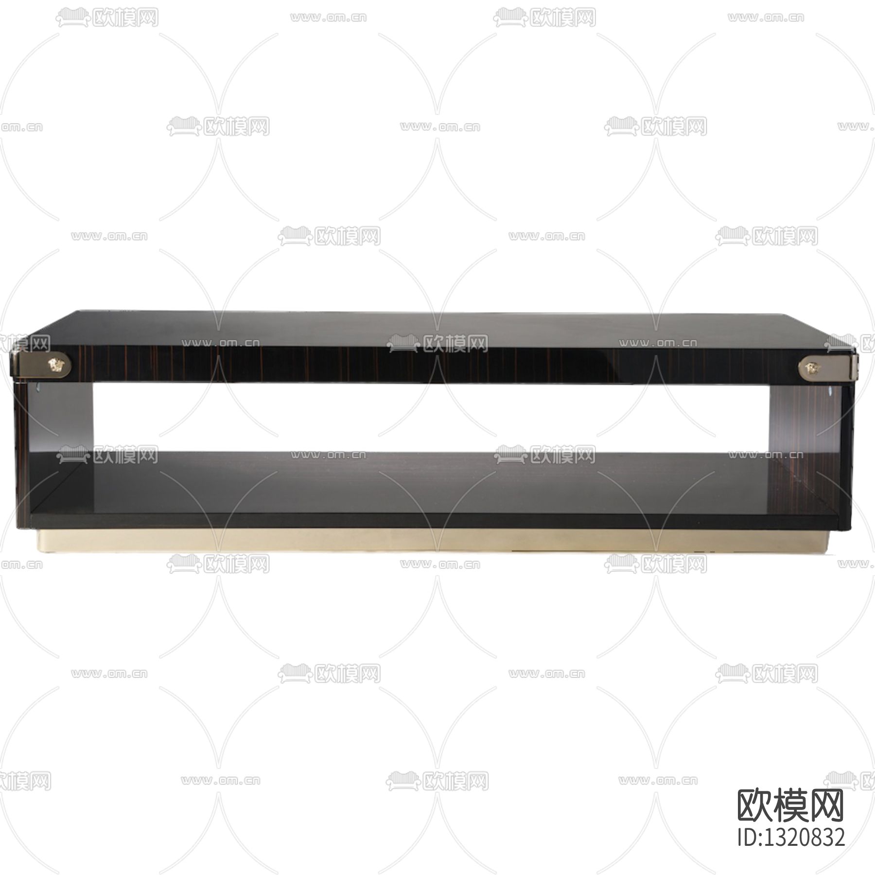 现代简约实木金属茶几下载