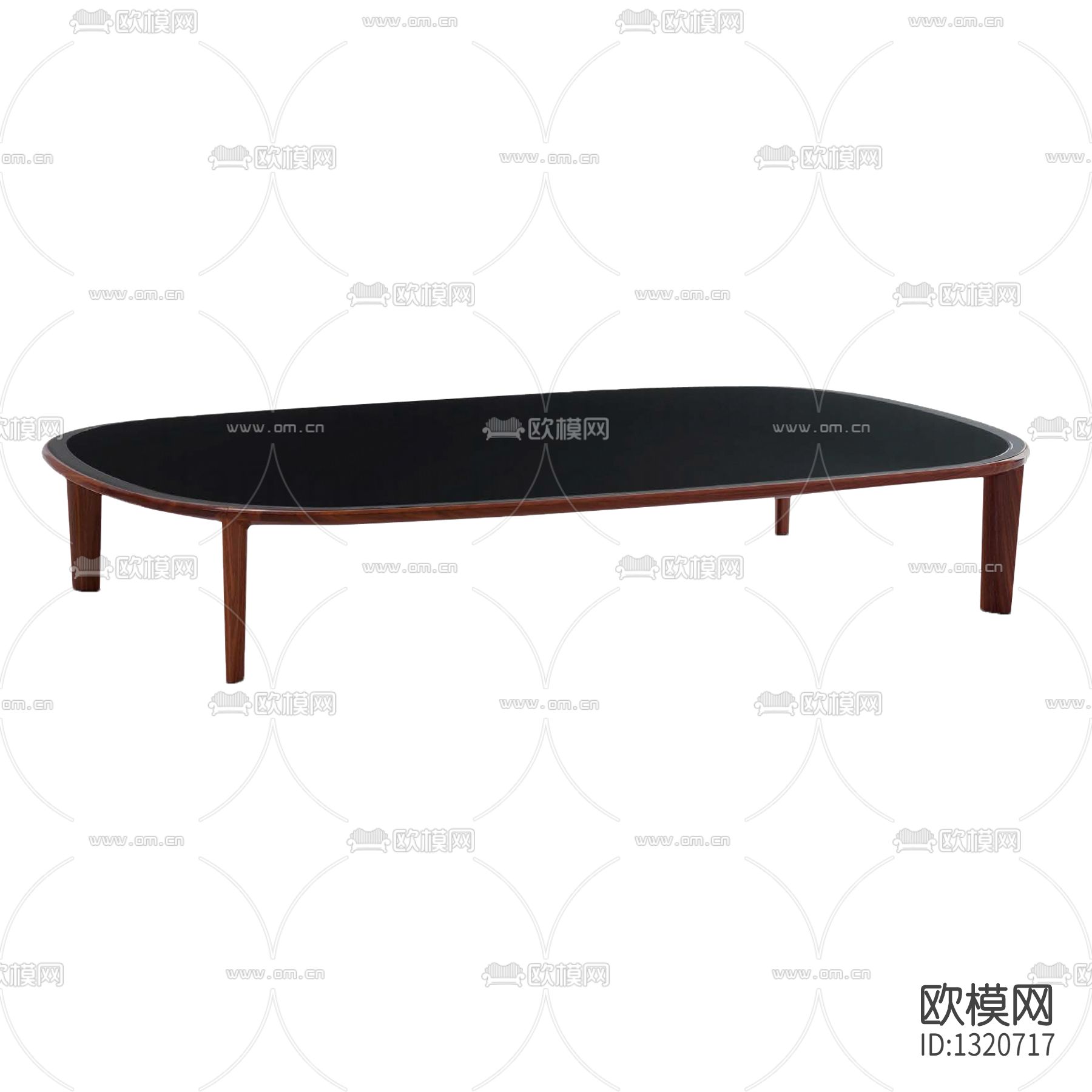 现代简约实木茶几