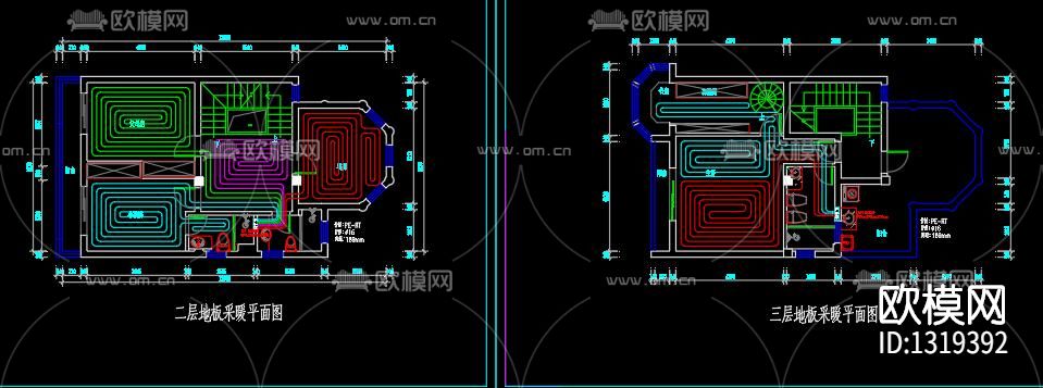 别墅空调通风地采暖下载（渲染图5）