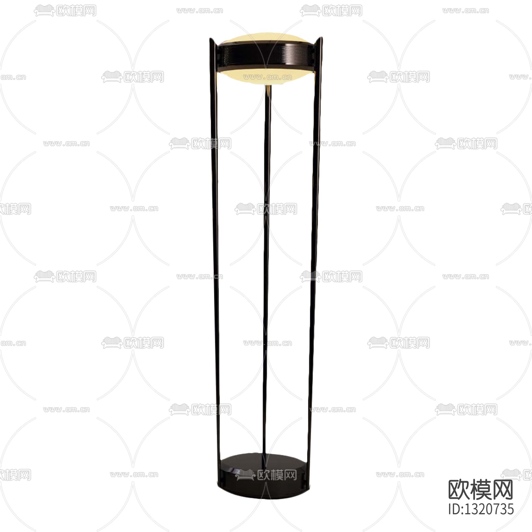 现代简约金属落地灯下载