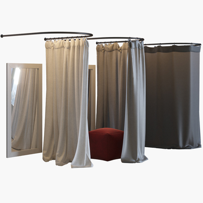 服装店试衣间3d模型