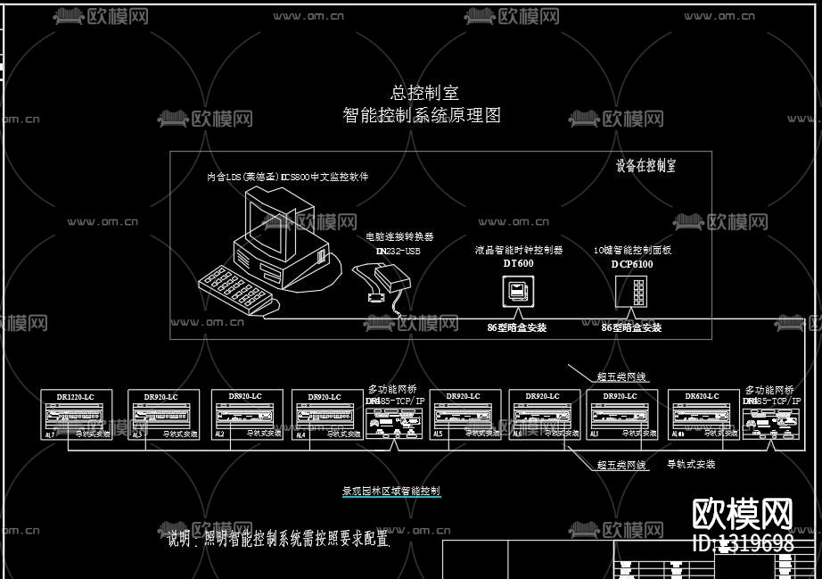 园林景观cad施工图下载（渲染图5）