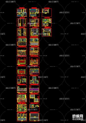 家具cad节点图下载（渲染图9）