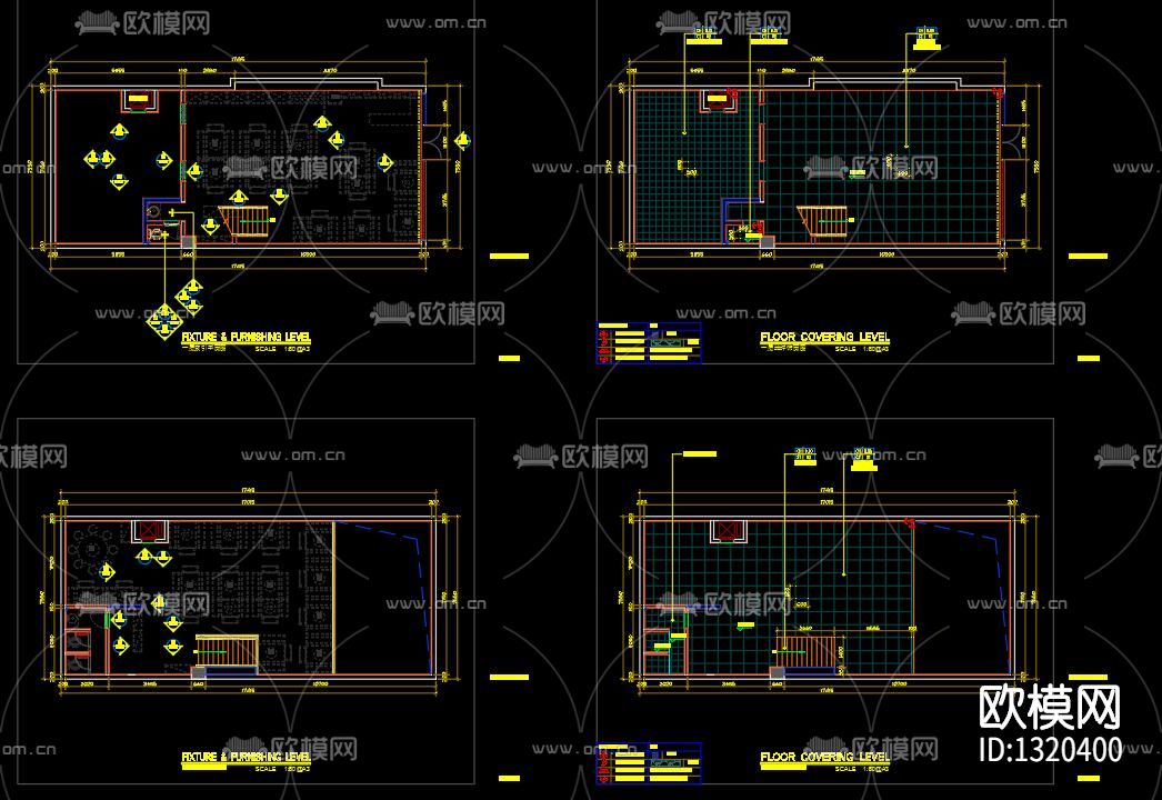 串串餐厅cad施工图下载（渲染图10）