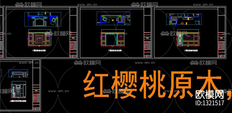 展廳cad施工圖下載(渲染圖6)