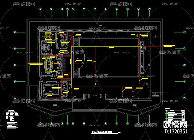 弱电设备安装节点大样图下载（渲染图8）