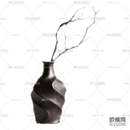 新中式陶瓷花器下载