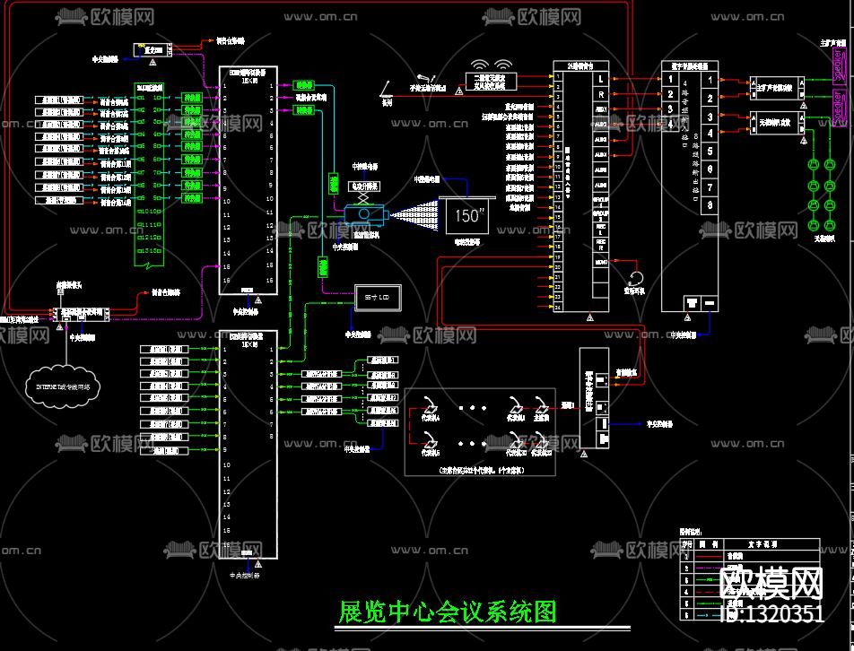 弱电设备安装节点大样图下载（渲染图3）