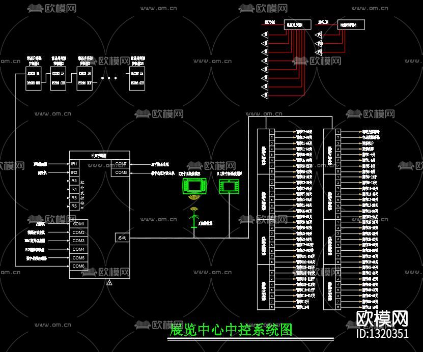 弱电设备安装节点大样图下载（渲染图4）
