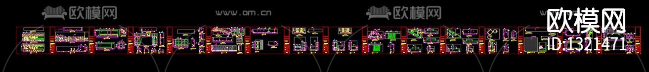咖啡厅cad施工图下载（渲染图9）