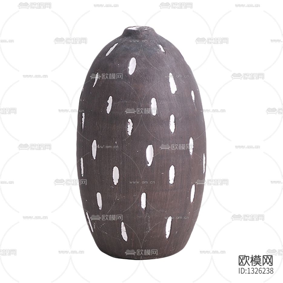 北欧简约斑点陶瓷花器下载