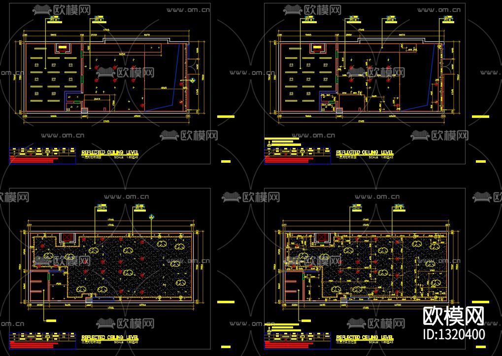 串串餐厅cad施工图下载（渲染图4）