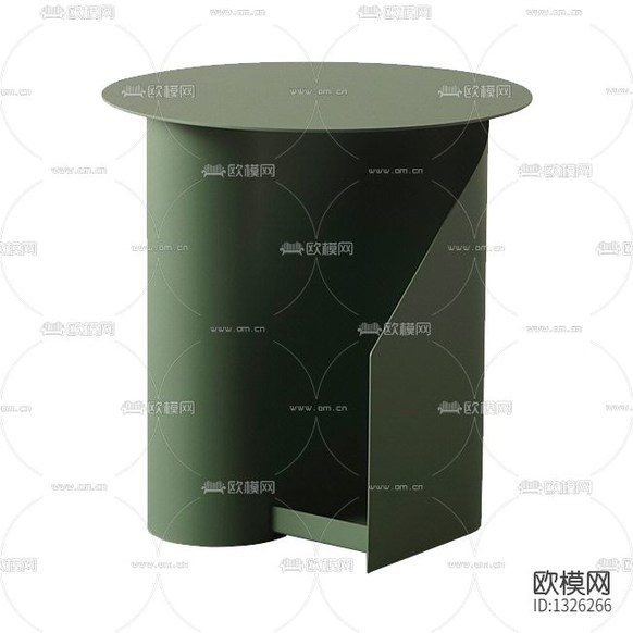 北欧简约铁艺金属圆形边几下载
