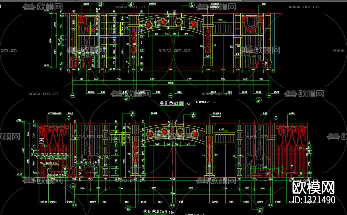 水乐园入口节点大样下载（渲染图6）