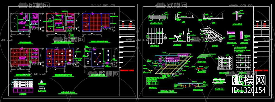消防控制室cad布置图下载（渲染图5）