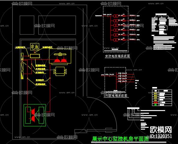 弱电设备安装节点大样图下载（渲染图7）