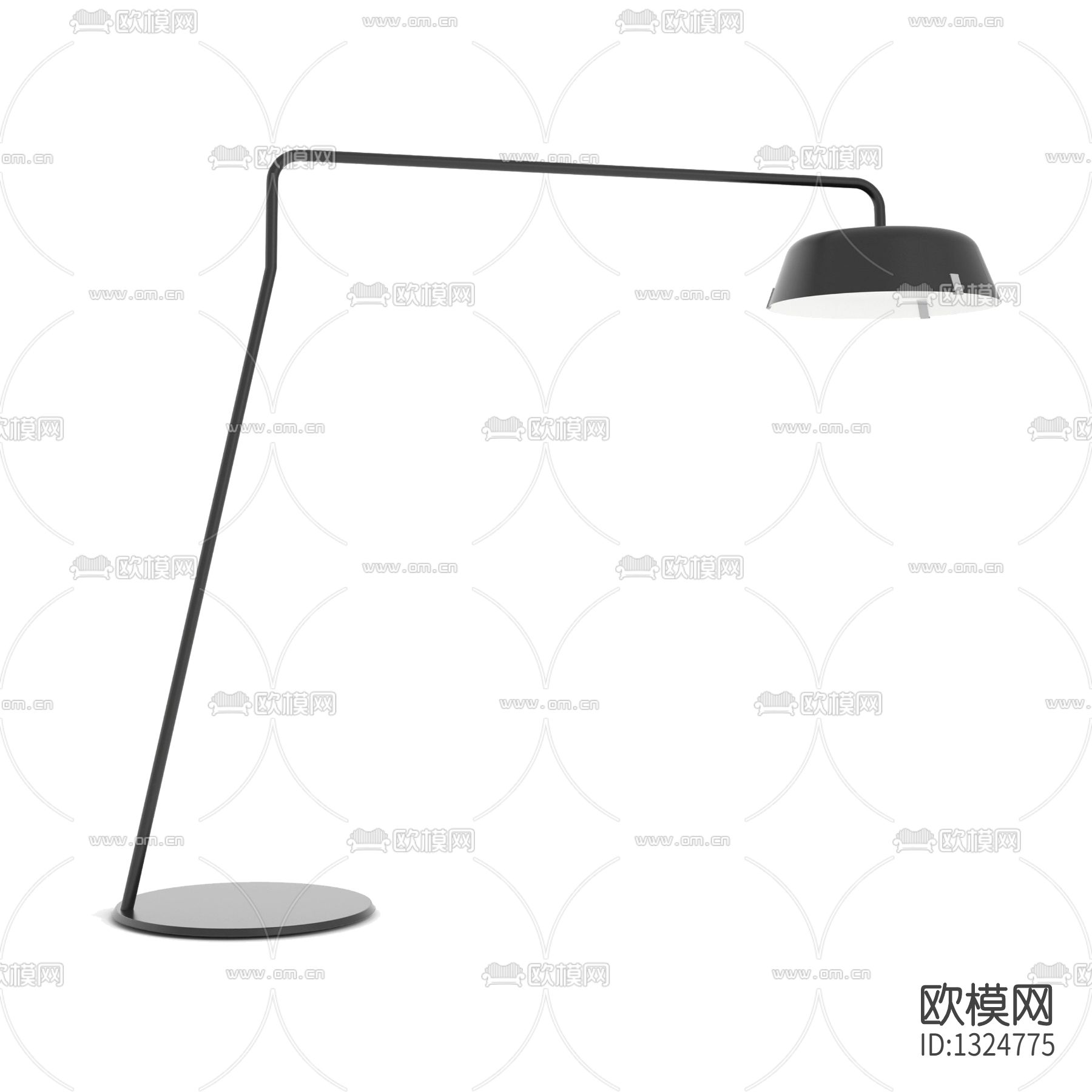 现代简约金属落地灯下载