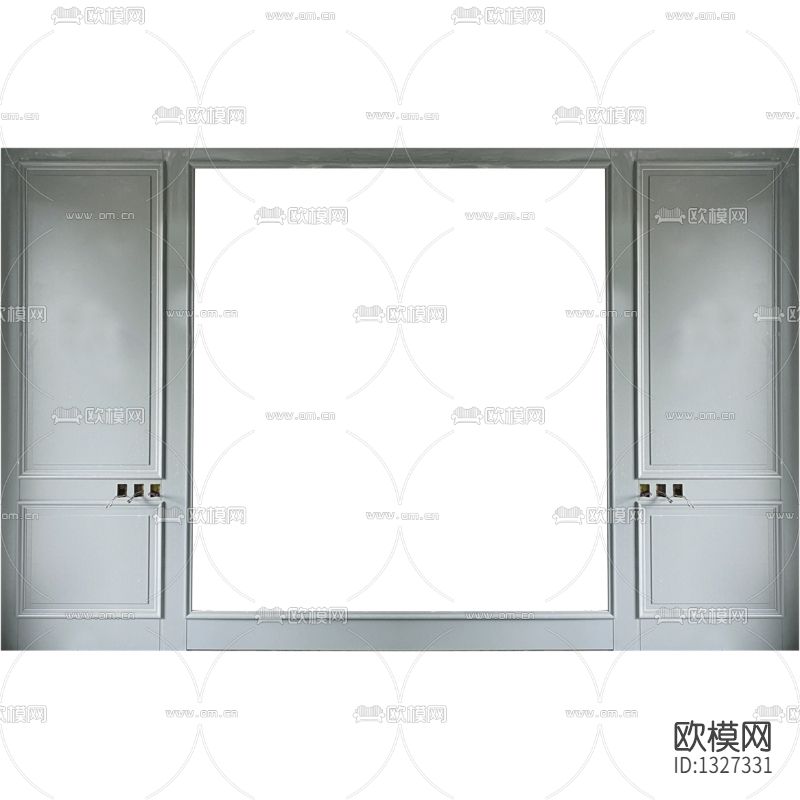 美式简约实木背景墙