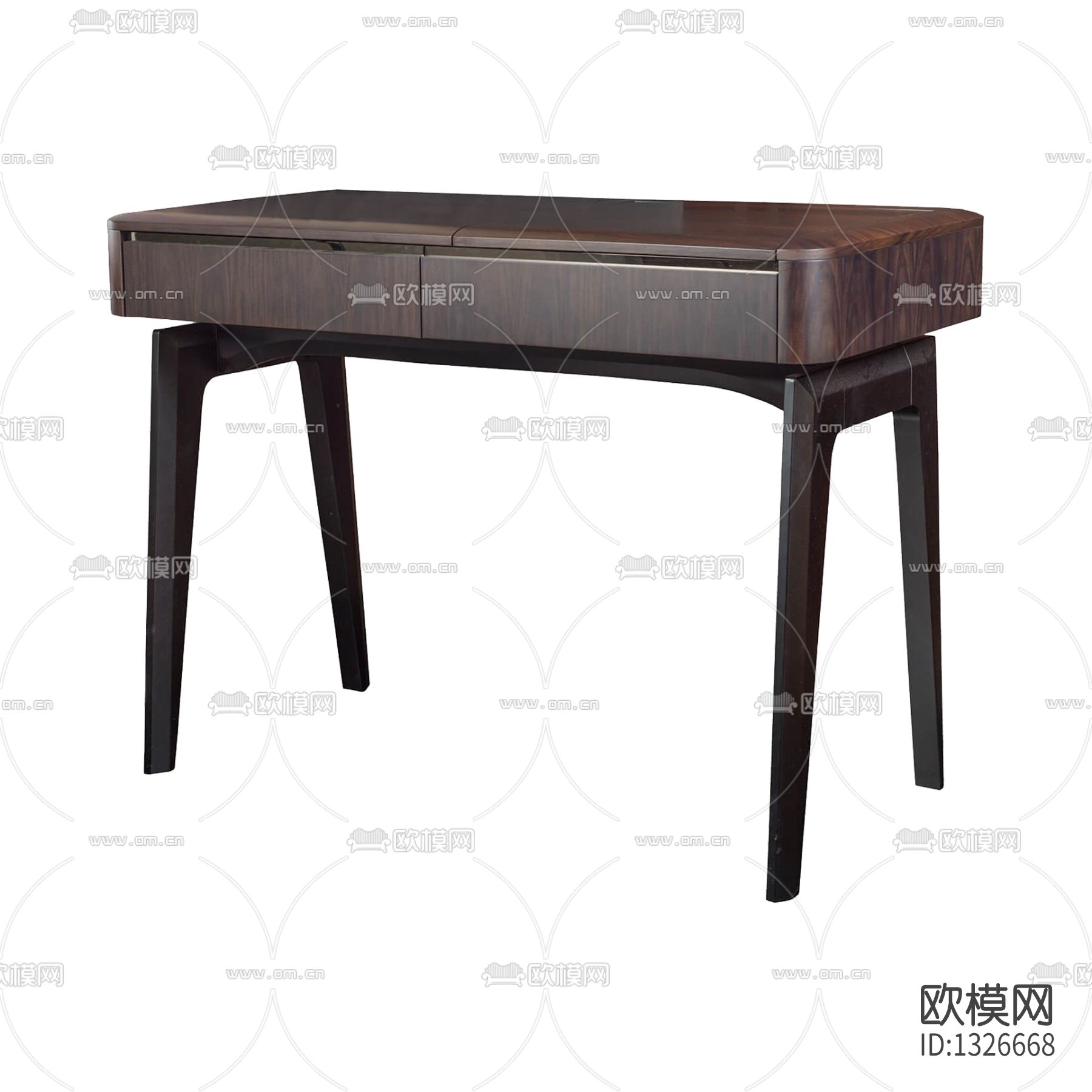 美式简约实木梳妆台下载