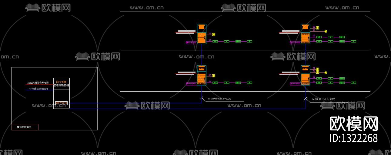 奔驰4s店cad施工图下载（渲染图4）