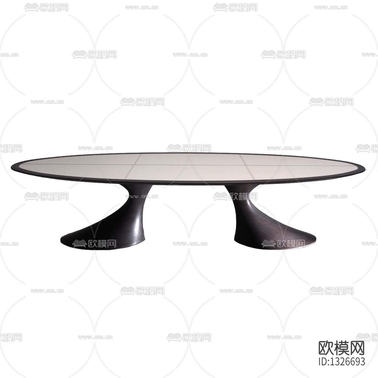 现代极简实木茶几下载