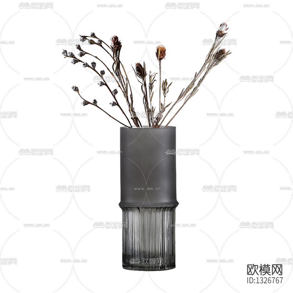 现代轻奢玻璃花器