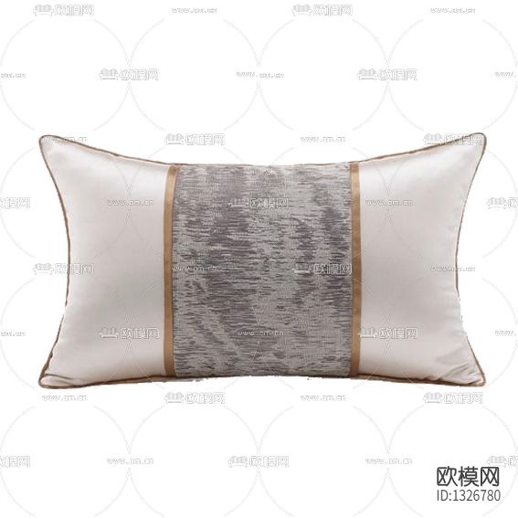 新中式简约布艺皮革拼接抱枕下载