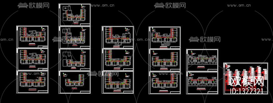 标准厂房智能化网络通信系统工程cad施工图