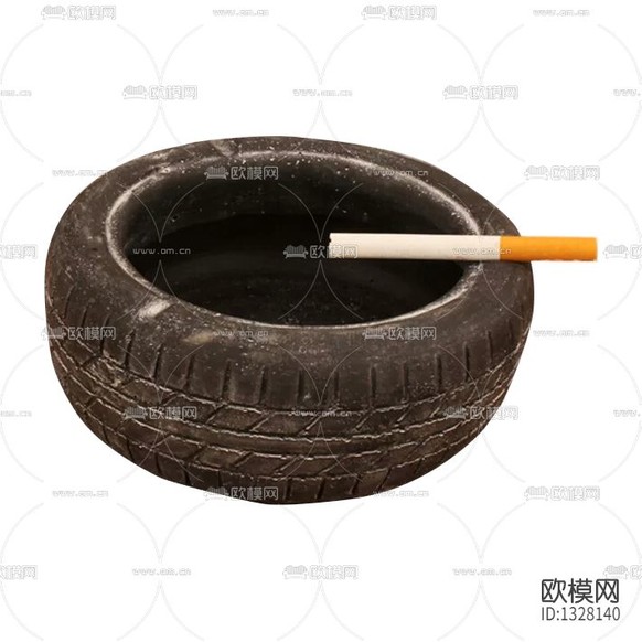 工業(yè)風(fēng)金屬仿輪胎煙灰缸下載