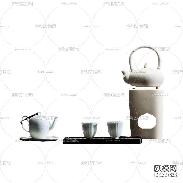 新中式简约陶瓷茶具