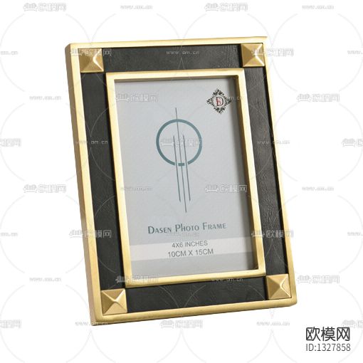 现代轻奢金属实木相框下载