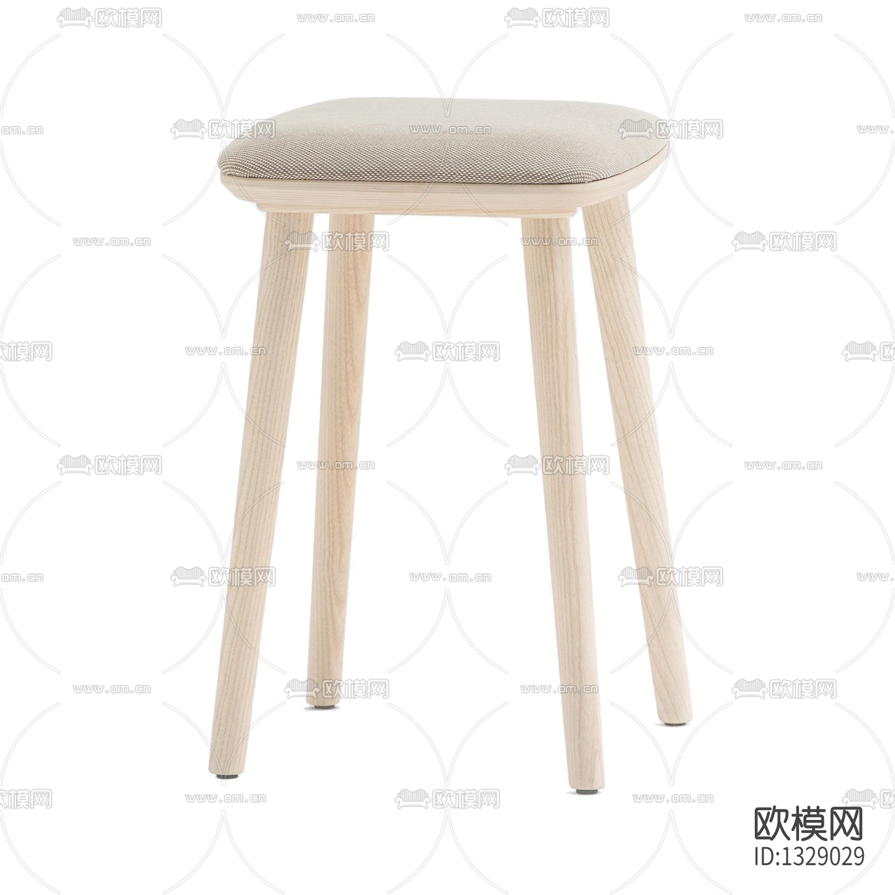 北欧简约实木梳妆台凳子