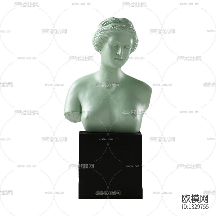 北欧简约维纳斯雕塑下载