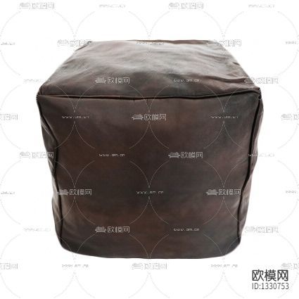 美式简约皮革沙发凳下载