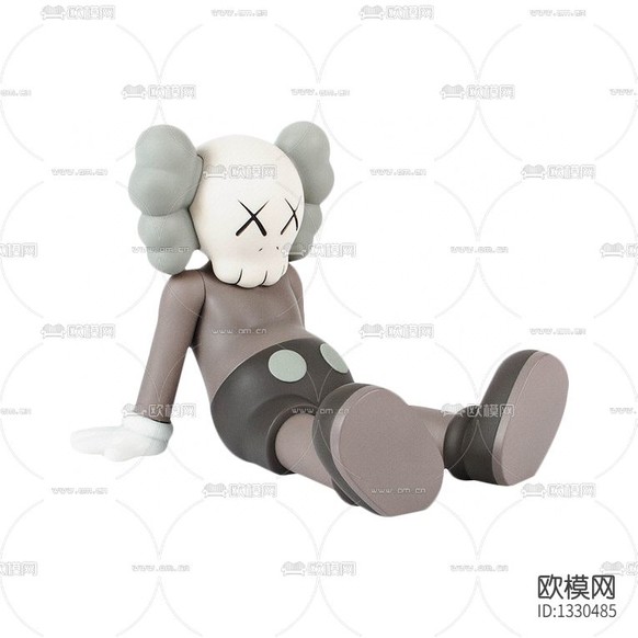 现代简约KAWS人偶摆件下载