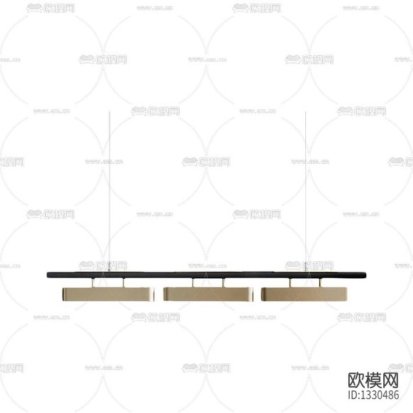 现代轻奢金属吊灯下载