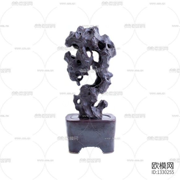 中式实木木雕摆件下载
