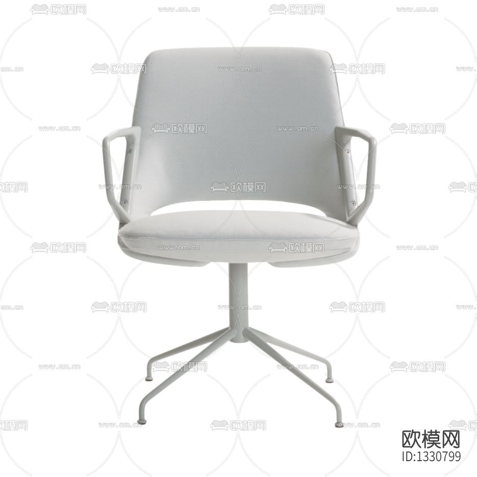现代简约布艺塑料办公椅