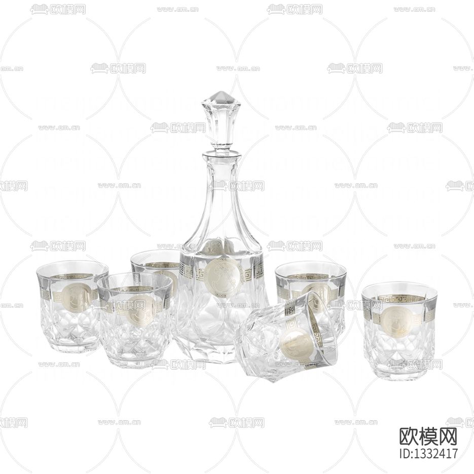 简欧玻璃酒具