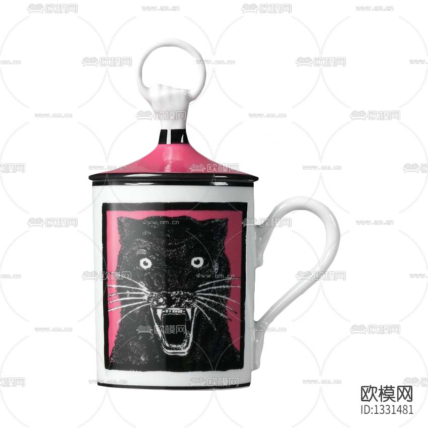 北欧简约陶瓷手握圆环马克杯下载