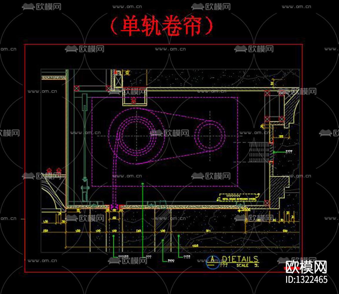 天花cad节点图下载（渲染图3）