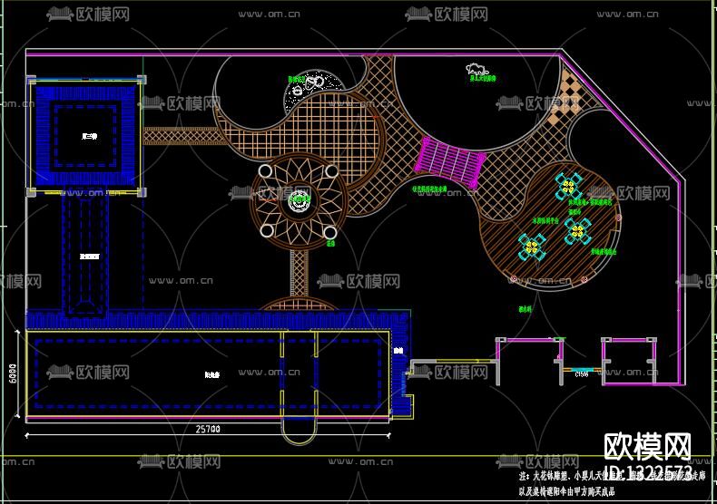 售楼处屋顶花园cad施工图下载（渲染图9）