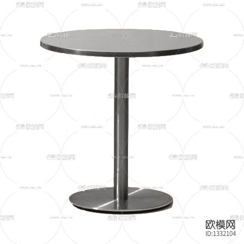 现代极简圆形边几下载