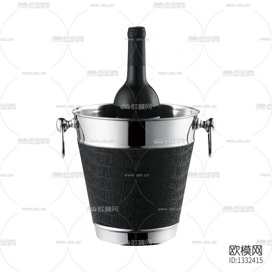 现代简约金属酒桶下载