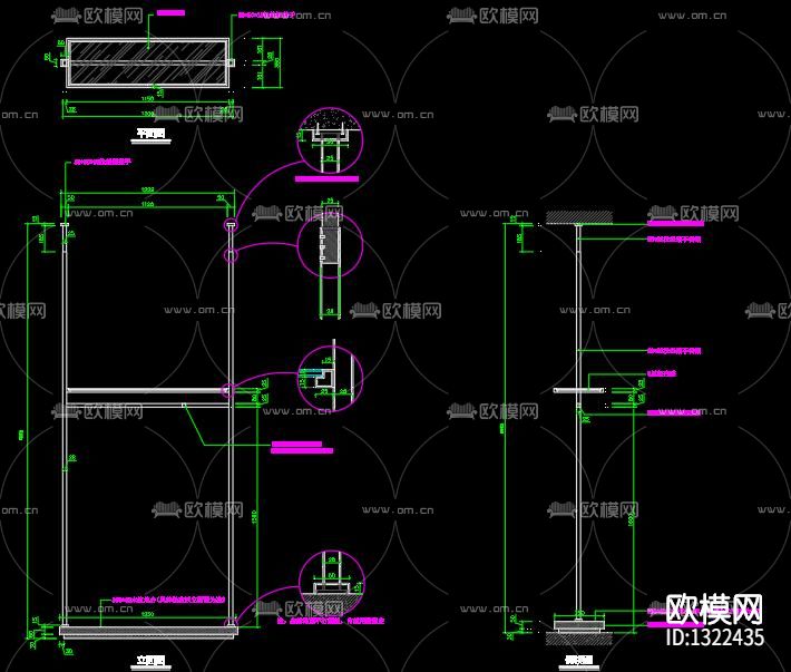 服装店cad施工图下载（渲染图9）