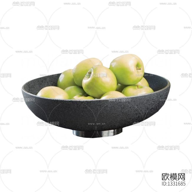 现代简约银底黑色陶瓷碗