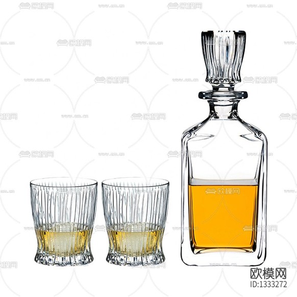 現(xiàn)代極簡(jiǎn)玻璃分酒器酒杯下載