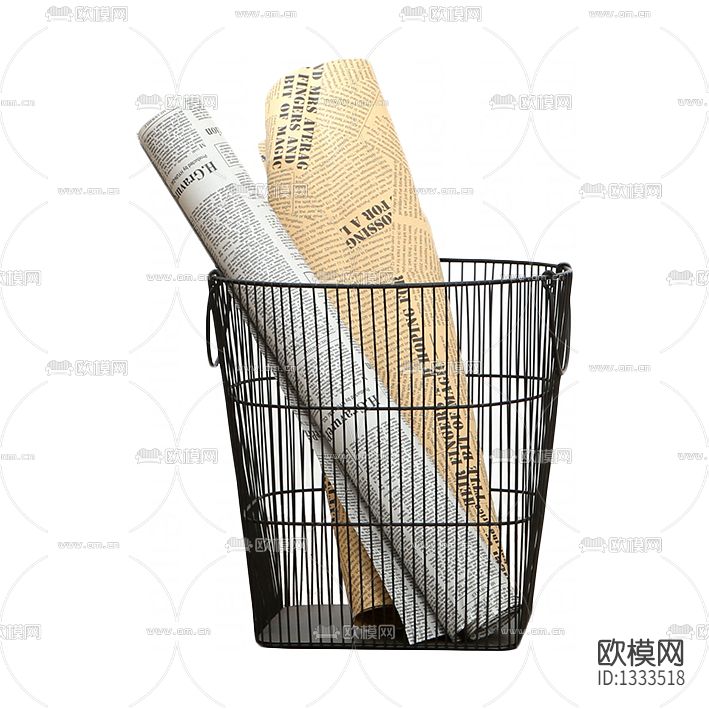 北欧简约铁艺收纳篮下载